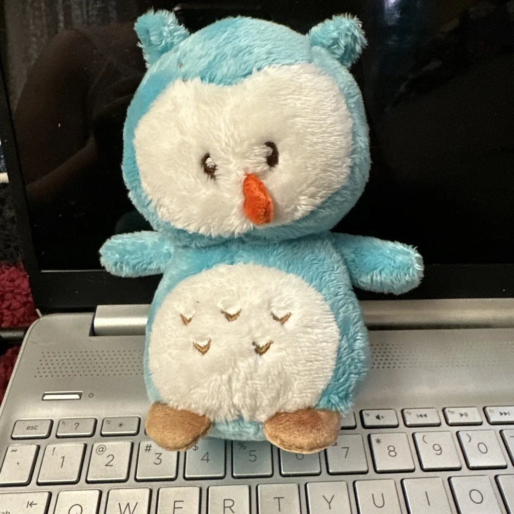 Aurora Baby Lil Hooter Teal Owl Plush Stuffed Animal Friend 9